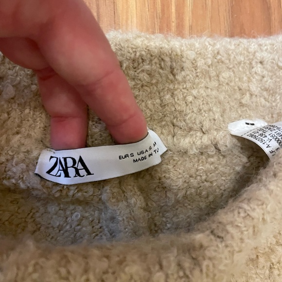 Zara Cream Knit Pants and Sweater Set - Picture 5 of 6